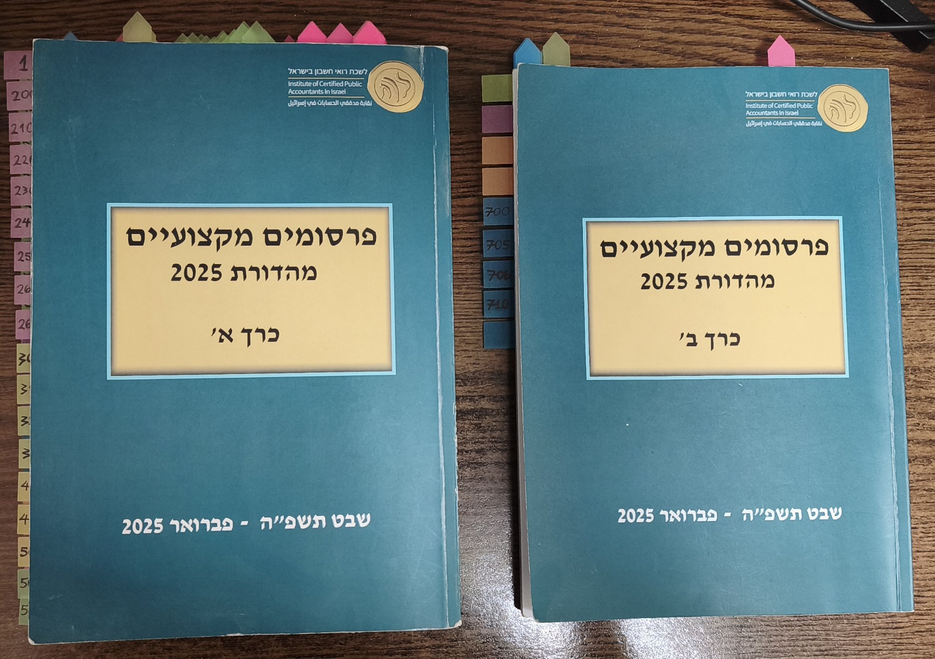 תקני ביקורת 2025 - (פרסומים מקצועיים כרך א' וכרך ב' – מהדורה 2025)